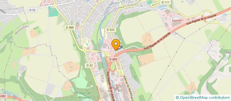 localisation de l'entreprise LE PRIEURE  MONTIVILLIERS