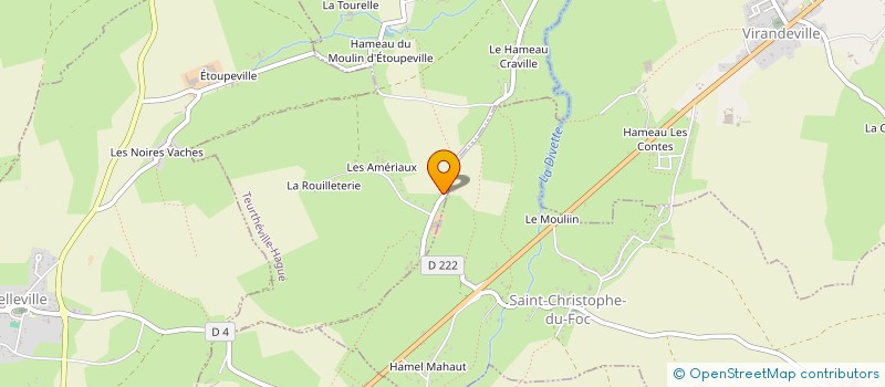 localisation de l'entreprise LE PRIEURE D ETOUBLON  SOTTEVILLE