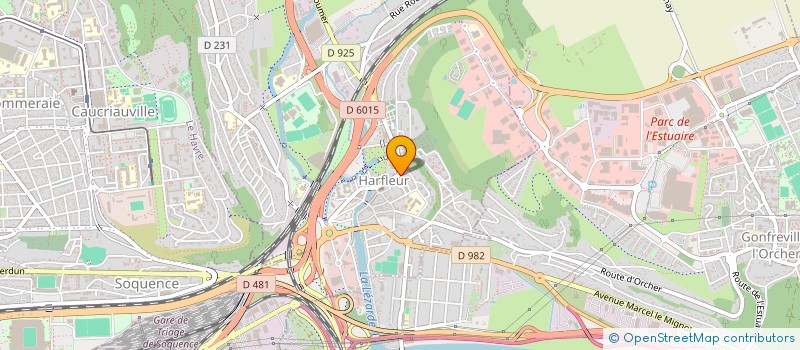 localisation de l'entreprise LE PRIEURE DE VERO ET PIERRE  HARFLEUR