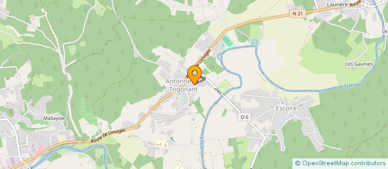 localisation de l'entreprise LE PRIEURE DU BOURG  SORGES-ET-LIGUEUX-EN-PERIGORD