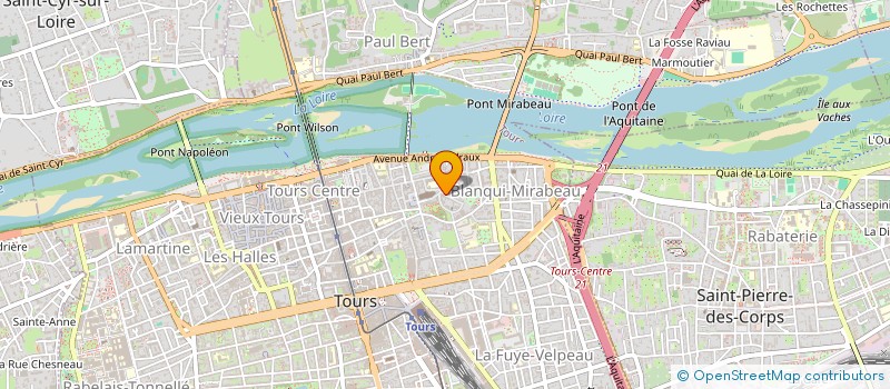 localisation de l'entreprise LE PRIEURE-MANCEAU  TOURS