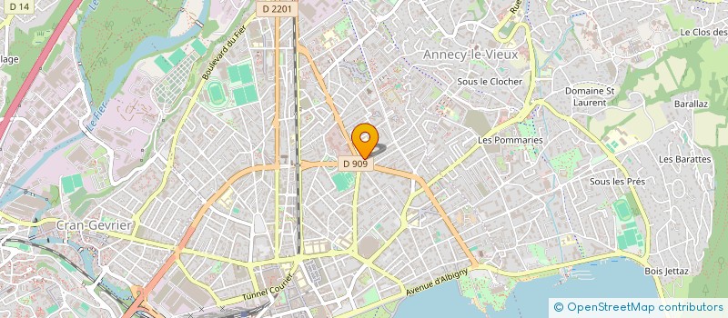 localisation de l'entreprise LE PRIM'S à ANNECY