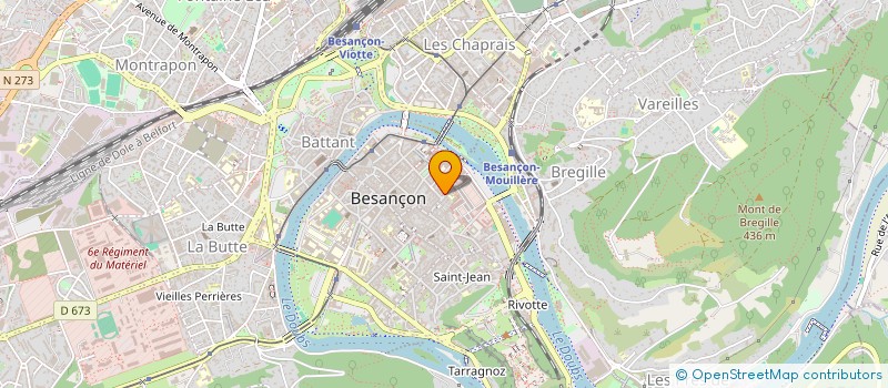 localisation de l'entreprise LE PRIMATE à BESANCON