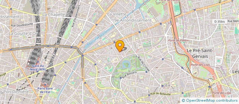 localisation de l'entreprise LE PRIMEUR  PARIS