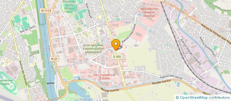 localisation de l'entreprise LE PRIMEUR D'AGEN  BOE