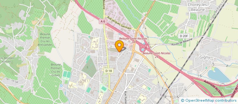 localisation de l'entreprise LE PRIMEUR DE BEAUNE à BEAUNE