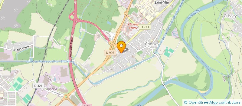 localisation de l'entreprise LE PRIMEUR DE CHOISEY  CHOISEY