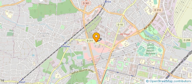localisation de l'entreprise LE PRIMEUR DE GROSLAY à GROSLAY