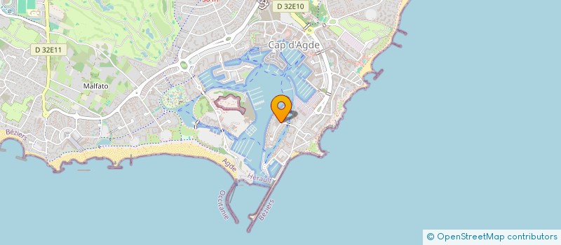 localisation de l'entreprise LE PRIMEUR DE L ILE à AGDE