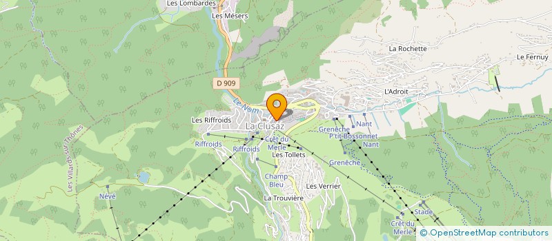 localisation de l'entreprise LE PRIMEUR DE LA CLUSAZ à LA CLUSAZ