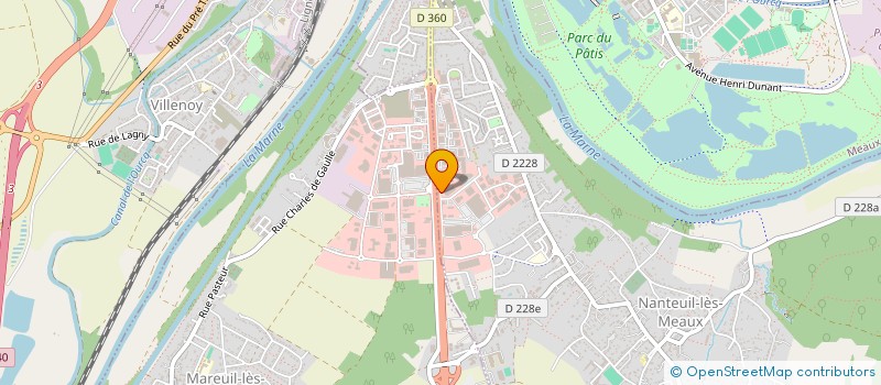 localisation de l'entreprise LE PRIMEUR DE NANTEUIL à NANTEUIL-LES-MEAUX