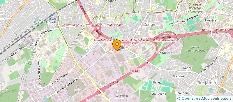 localisation de l'entreprise LE PRIMEUR DE PESSAC à PESSAC