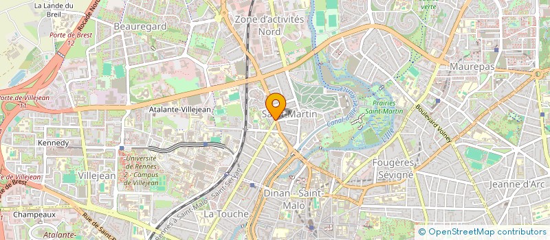 localisation de l'entreprise LE PRIMEUR DE RENNES  RENNES