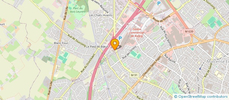 localisation de l'entreprise LE PRIMEUR DE RONCQ  RONCQ