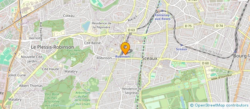 localisation de l'entreprise LE PRIMEUR DE SCEAUX à SCEAUX