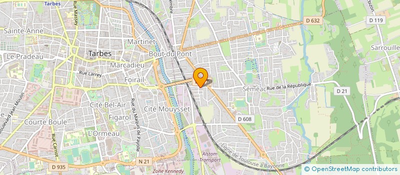 localisation de l'entreprise LE PRIMEUR DE SEMEAC  SEMEAC