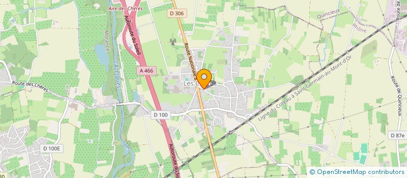 localisation de l'entreprise LE PRIMEUR DES PROS  LES CHERES