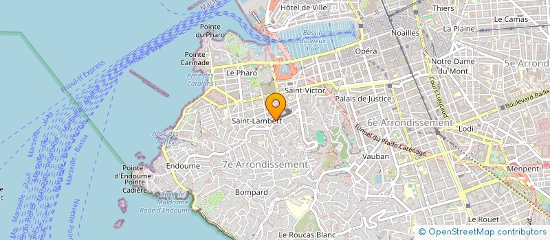 localisation de l'entreprise LE PRIMEUR TADDEI  MARSEILLE