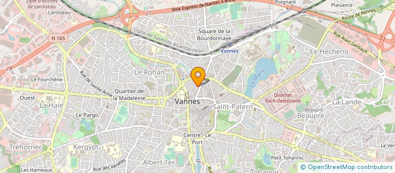 localisation de l'entreprise LE PRINCE à VANNES