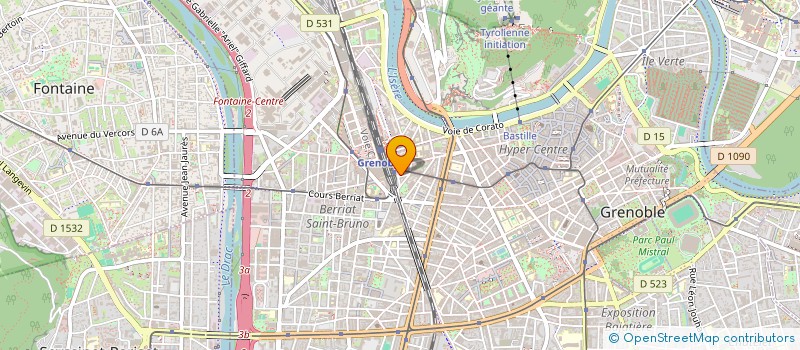 localisation de l'entreprise LE PRINCE DE LA GARE  GRENOBLE