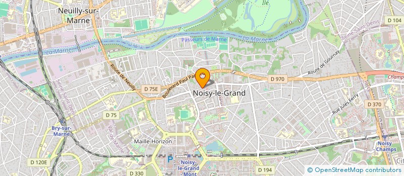 localisation de l'entreprise LE PRINCE DU POULET à NOISY-LE-GRAND