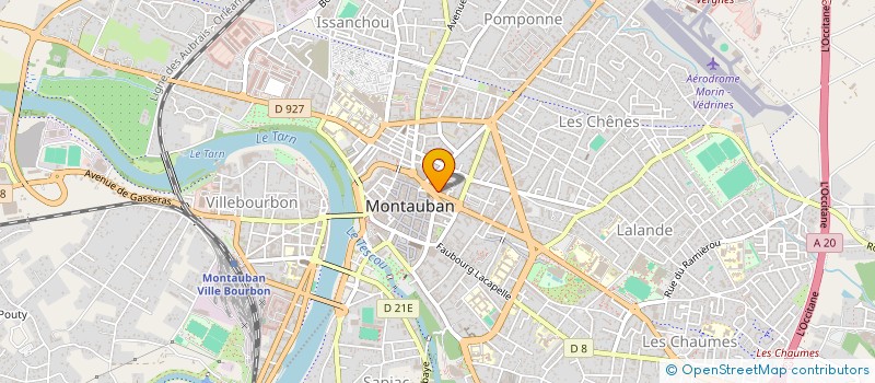 localisation de l'entreprise LE PRINCE NOIR  MONTAUBAN