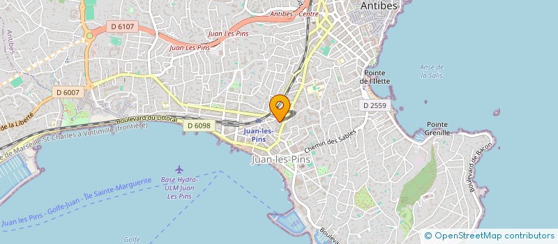 localisation de l'entreprise LE PRINTEMPS à ANTIBES