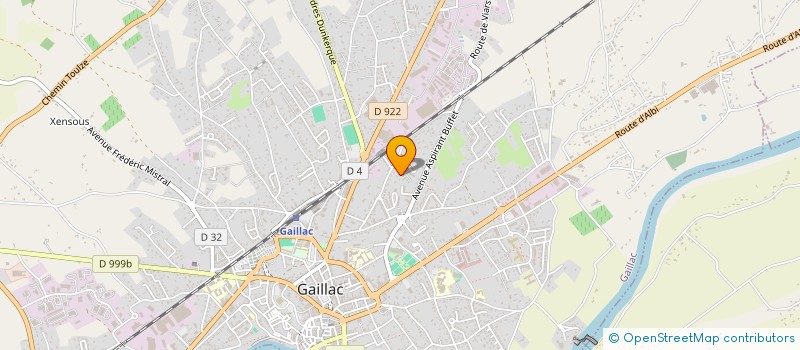 localisation de l'entreprise LE PRINTEMPS  GAILLAC