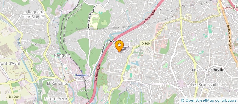 localisation de l'entreprise LE PRINTEMPS à MOUGINS