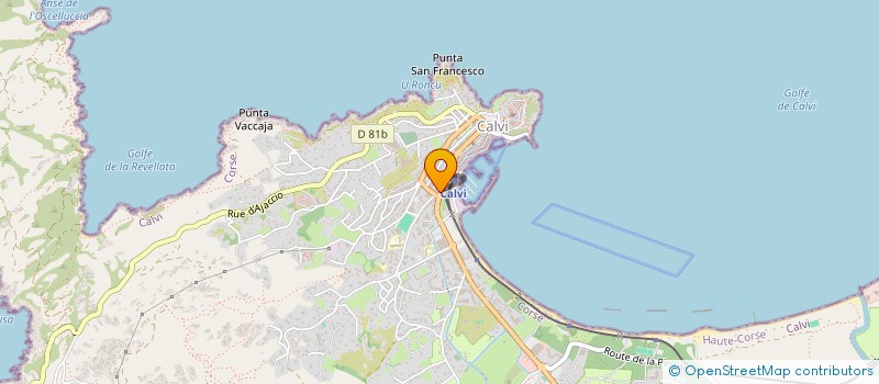 localisation de l'entreprise LE PRINTEMPS à CALVI