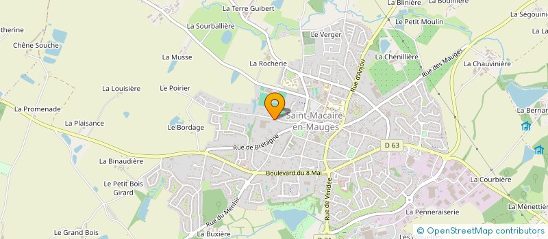 localisation de l'entreprise LE PRINTEMPS à SEVREMOINE