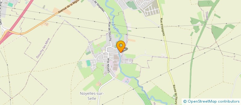 localisation de l'entreprise LE PRINTEMPS CHARMEUR  NOYELLES-SUR-SELLE