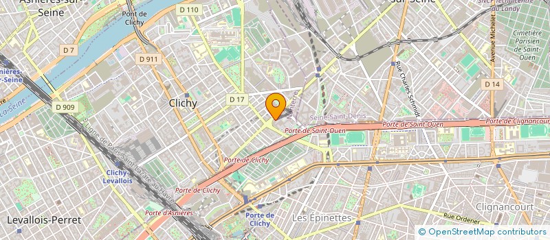 localisation de l'entreprise LE PRINTEMPS DE L OPTIMISME à CLICHY