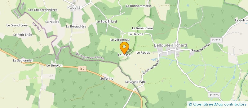 localisation de l'entreprise LE PRINTEMPS GOURMAND DU PERCHE à VAL-AU-PERCHE