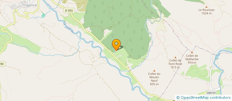 localisation de l'entreprise LE PRIOLAT DES ANGES  TRIGANCE