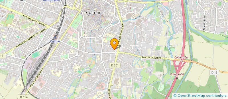 localisation de l'entreprise LE PRISME  COLMAR