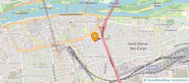localisation de l'entreprise LE PRISME DE L'ART  TOURS