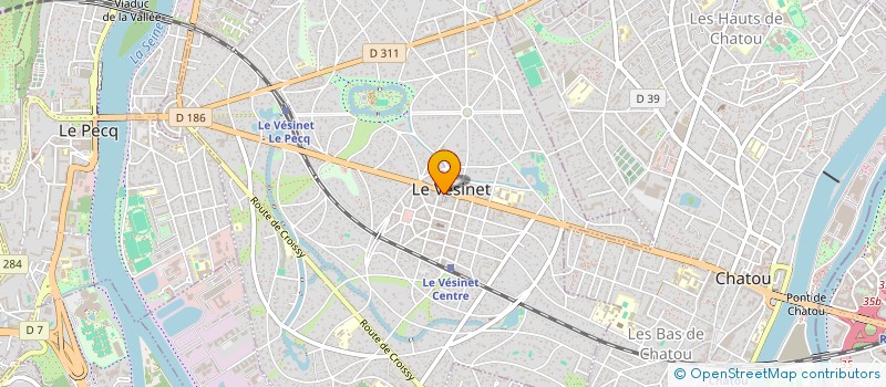 localisation de l'entreprise LE PRITROYE  LE VESINET