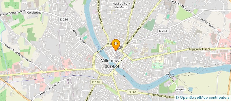 localisation de l'entreprise LE PRIVE à VILLENEUVE-SUR-LOT