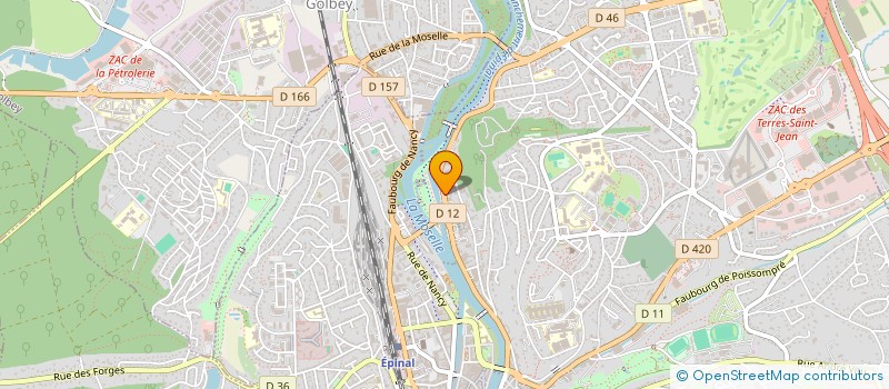 localisation de l'entreprise LE PRIVE  EPINAL