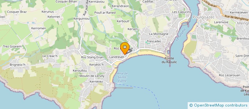 localisation de l'entreprise LE PRIVE à AUDIERNE