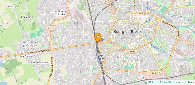 localisation de l'entreprise LE PRIVE à BOURG-EN-BRESSE