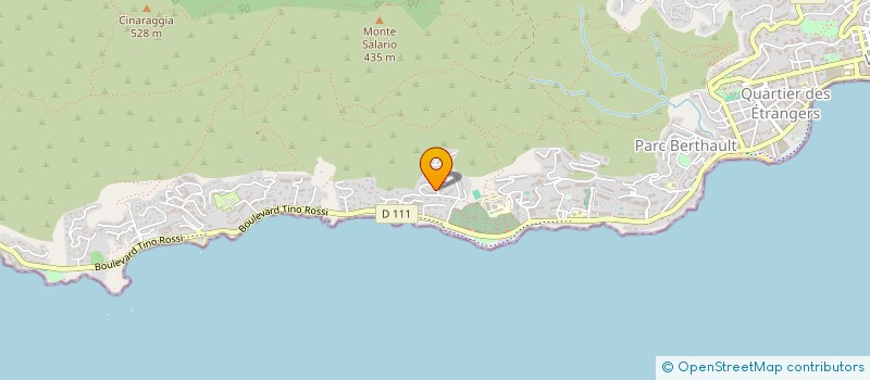 localisation de l'entreprise LE PRIVILEGE à AJACCIO