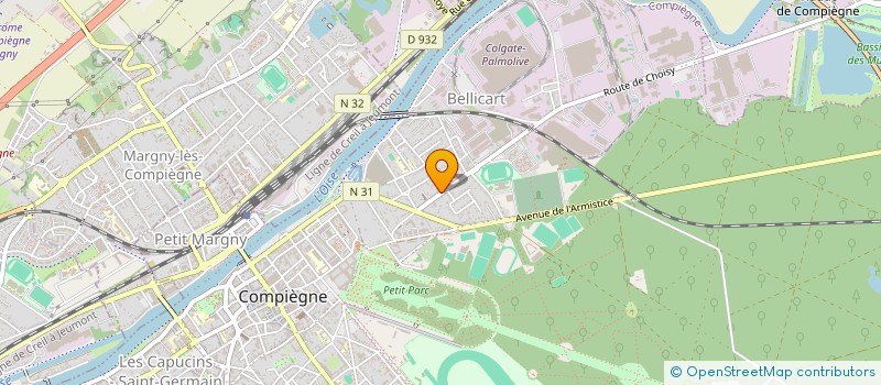 localisation de l'entreprise LE PRO DE L'EQUIPEMENT à COMPIEGNE