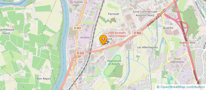 localisation de l'entreprise LE PRO DU CARRELAGE  LE PONTET