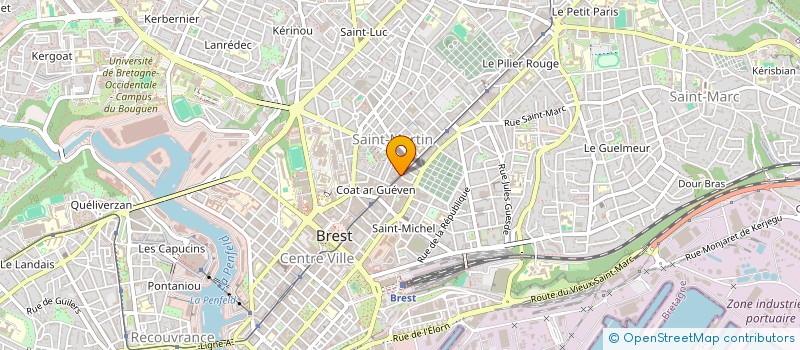 localisation de l'entreprise LE PRO DU MOBILE à BREST