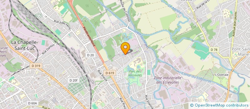localisation de l'entreprise LE PRODUIT D'ENTRETIEN INDUSTRIEL à TROYES