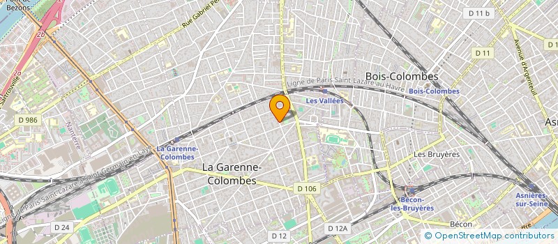 localisation de l'entreprise LE PRODUIT DE LA MER FORAIN 3 à LA GARENNE-COLOMBES