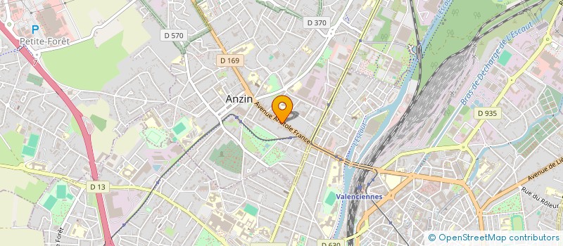localisation de l'entreprise LE PROFESSIONNEL à ANZIN
