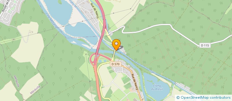 localisation de l'entreprise LE PROFIL NUMERIQUE à FLAVIGNY-SUR-MOSELLE